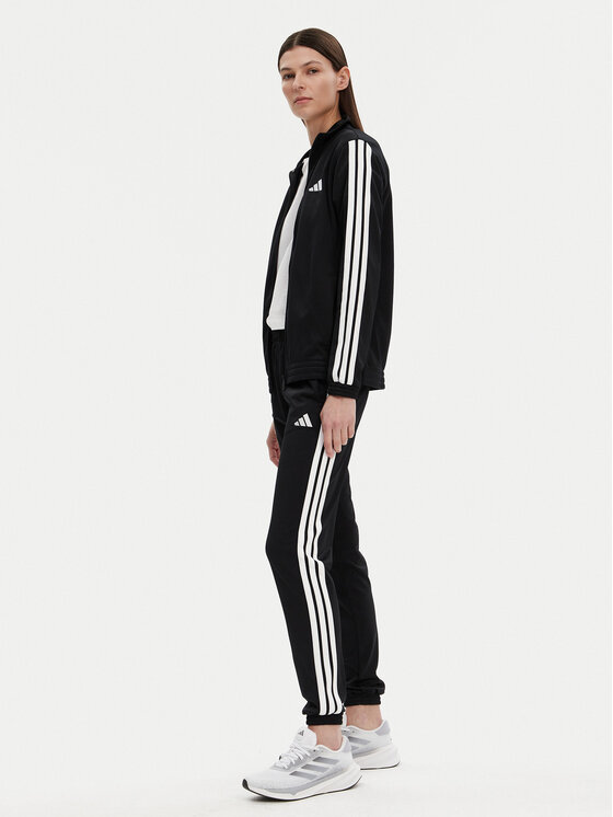 Спортивные брюки обычного кроя Tricot 3-Stripes JF3383 Adidas, черный — фото 4