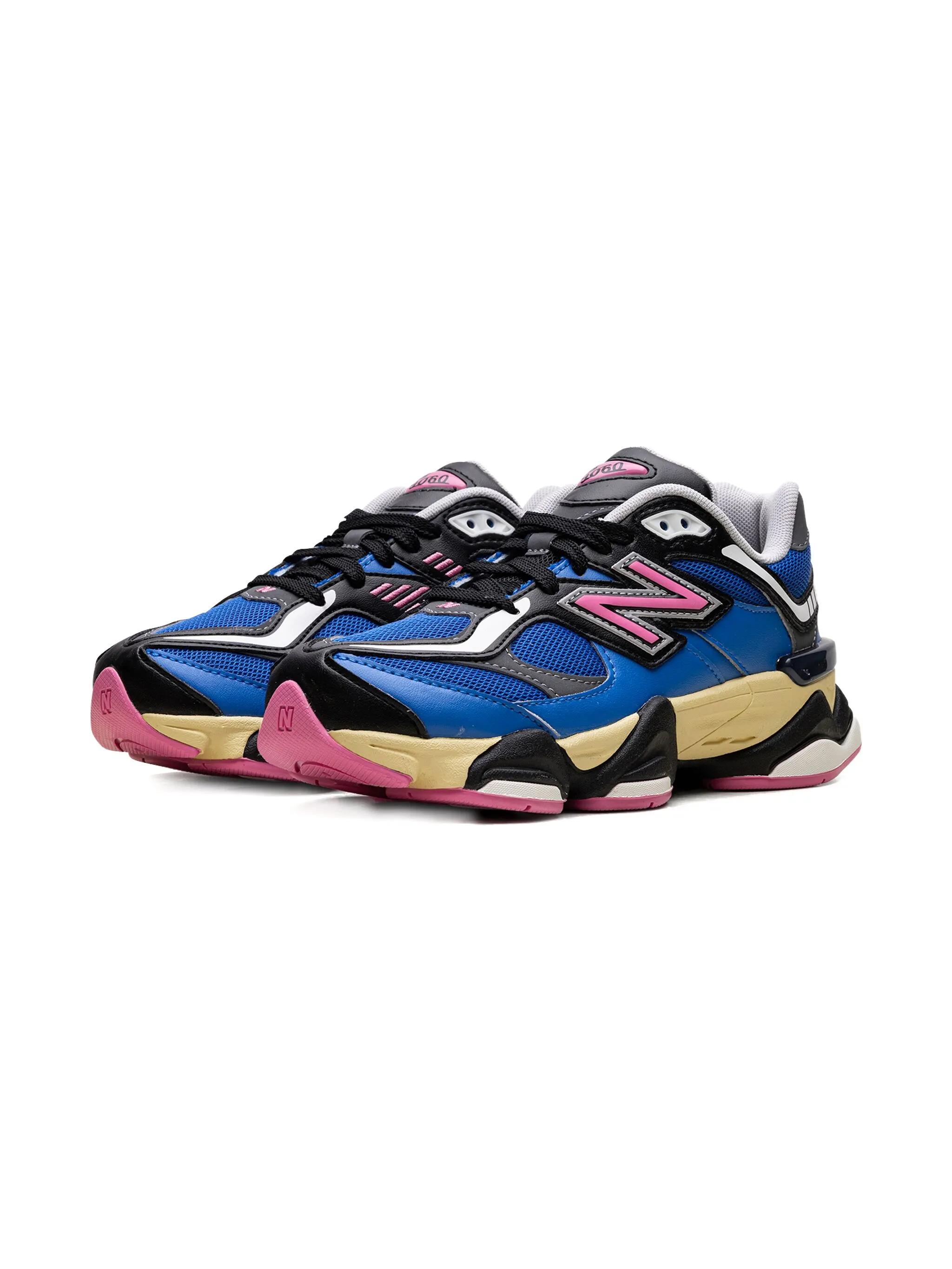 Кроссовки 9060 со вставками New Balance Kids, синий — фото 4