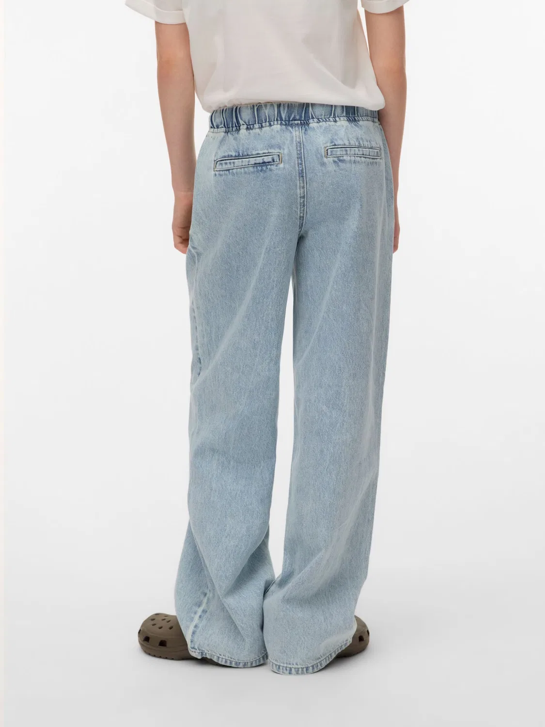 Джинсы Vero Moda Girl Wide leg Jeans VMValeria синего цвета — фото 3