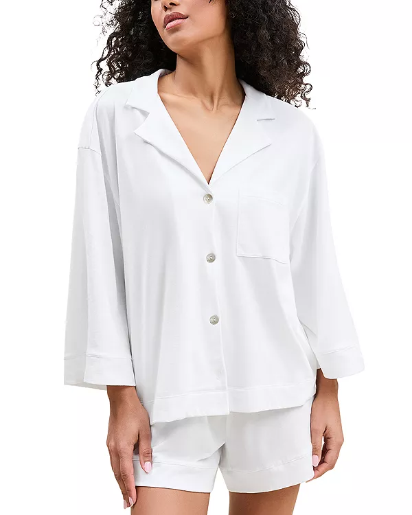 

Короткий пижамный комплект Оливия Petite Plume, белый