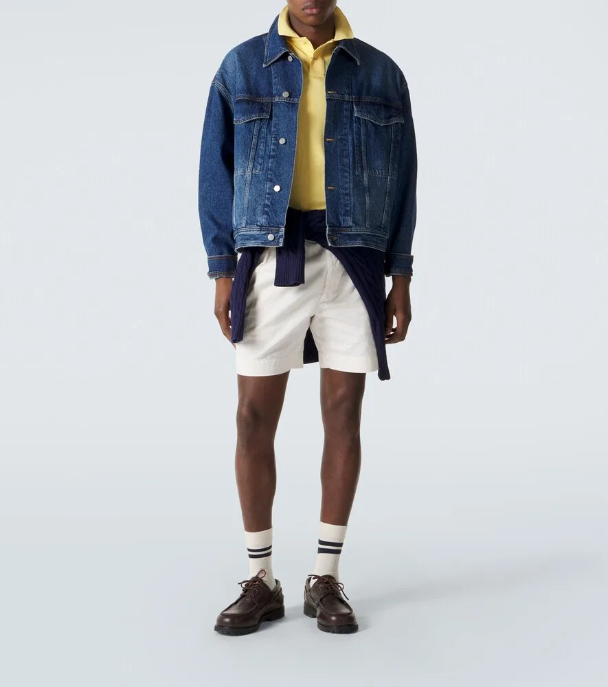 Поло из хлопкового пике с логотипом Polo Ralph Lauren, желтый — фото 2