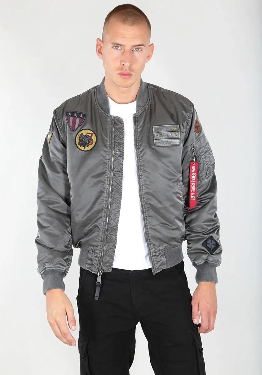 

Куртка-бомбер Alpha Industries " Alpha Industries Мужчины - Куртки-бомберы MA-1 Air Force Battlewash", цвет Wsh. Stone