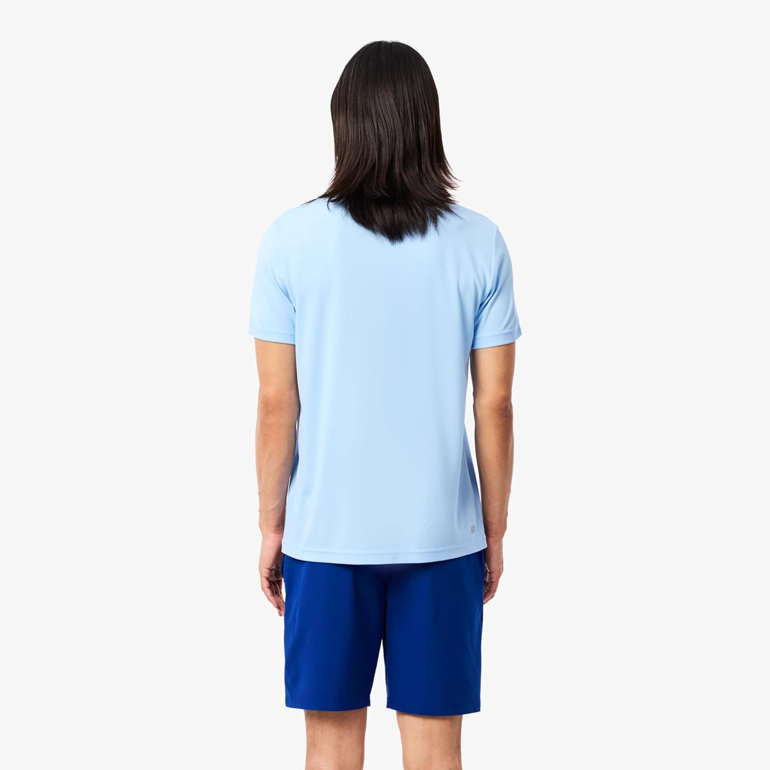 Футболка Lacoste, мужская, теннисная спортивная, Classic Blue/Argentine Blue — фото 2
