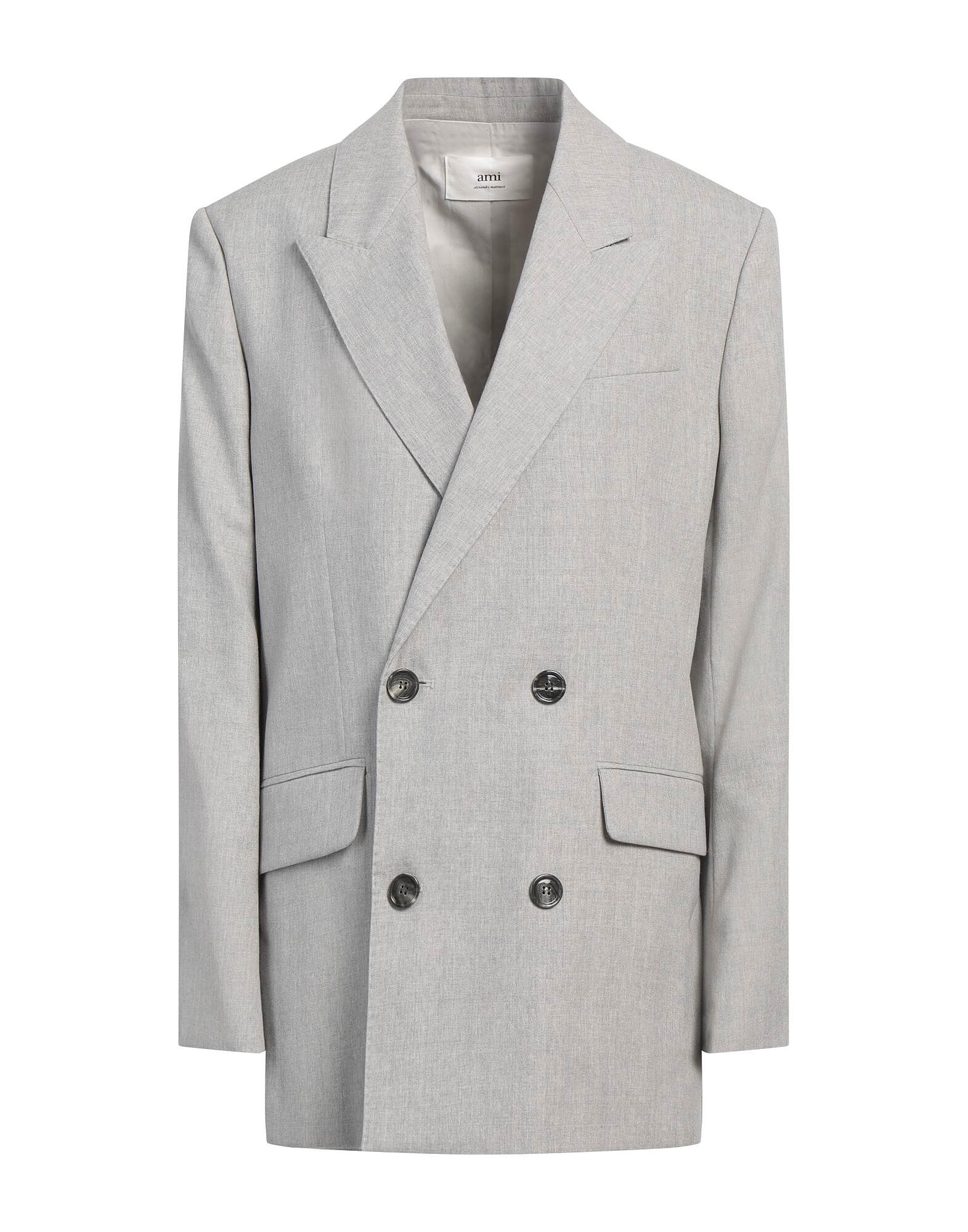 

Блейзер Ami Alexandre Mattiussi, светло-серый