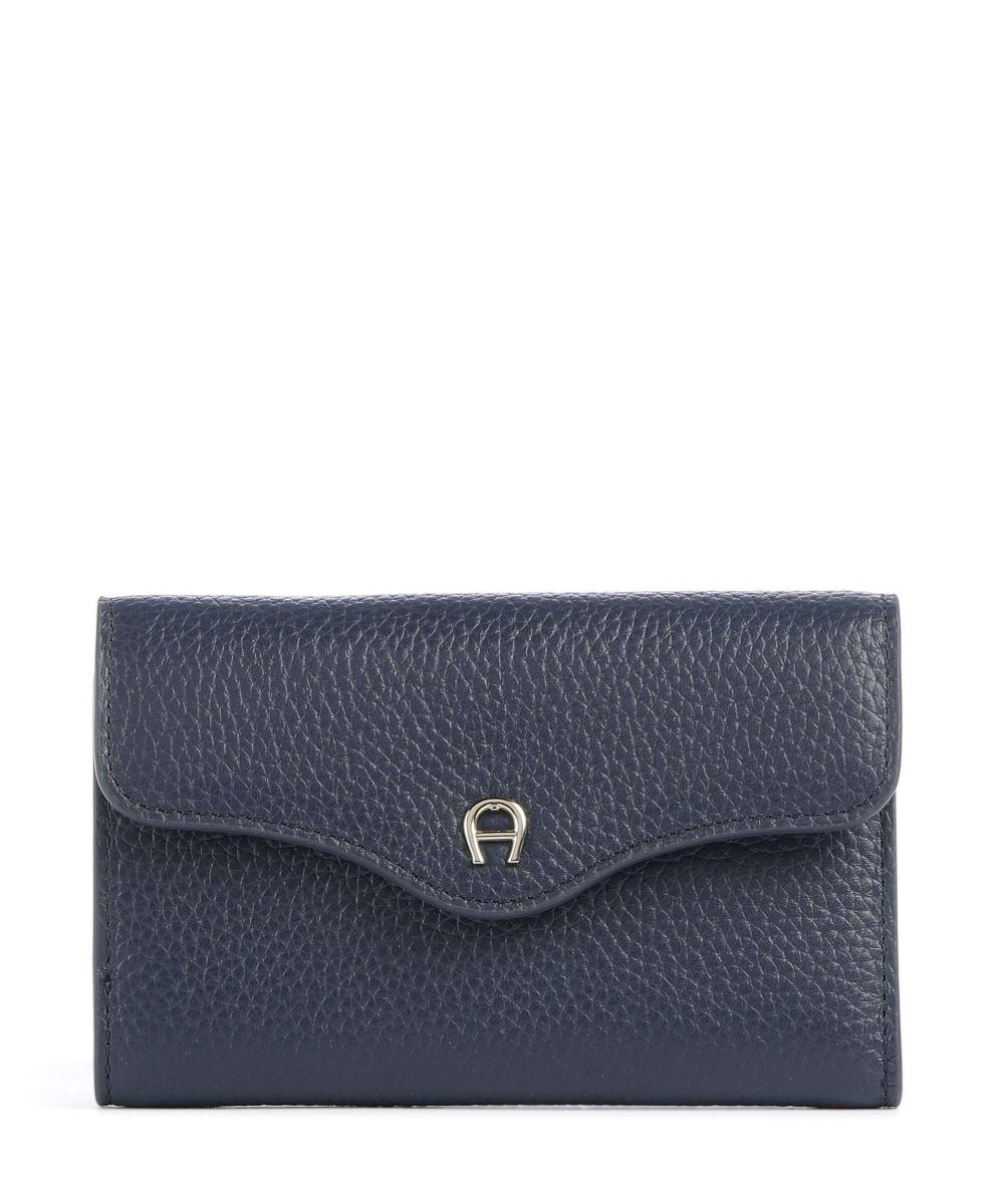

Кошелек Elsa RFID из зернистой коровьей кожи Aigner, синий