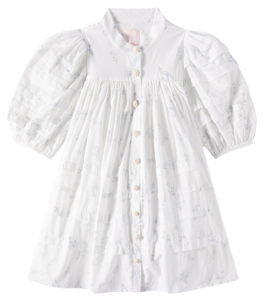 

Платье из цветного вуалевого шифона Petite Amalie , Blue Ditsy Print