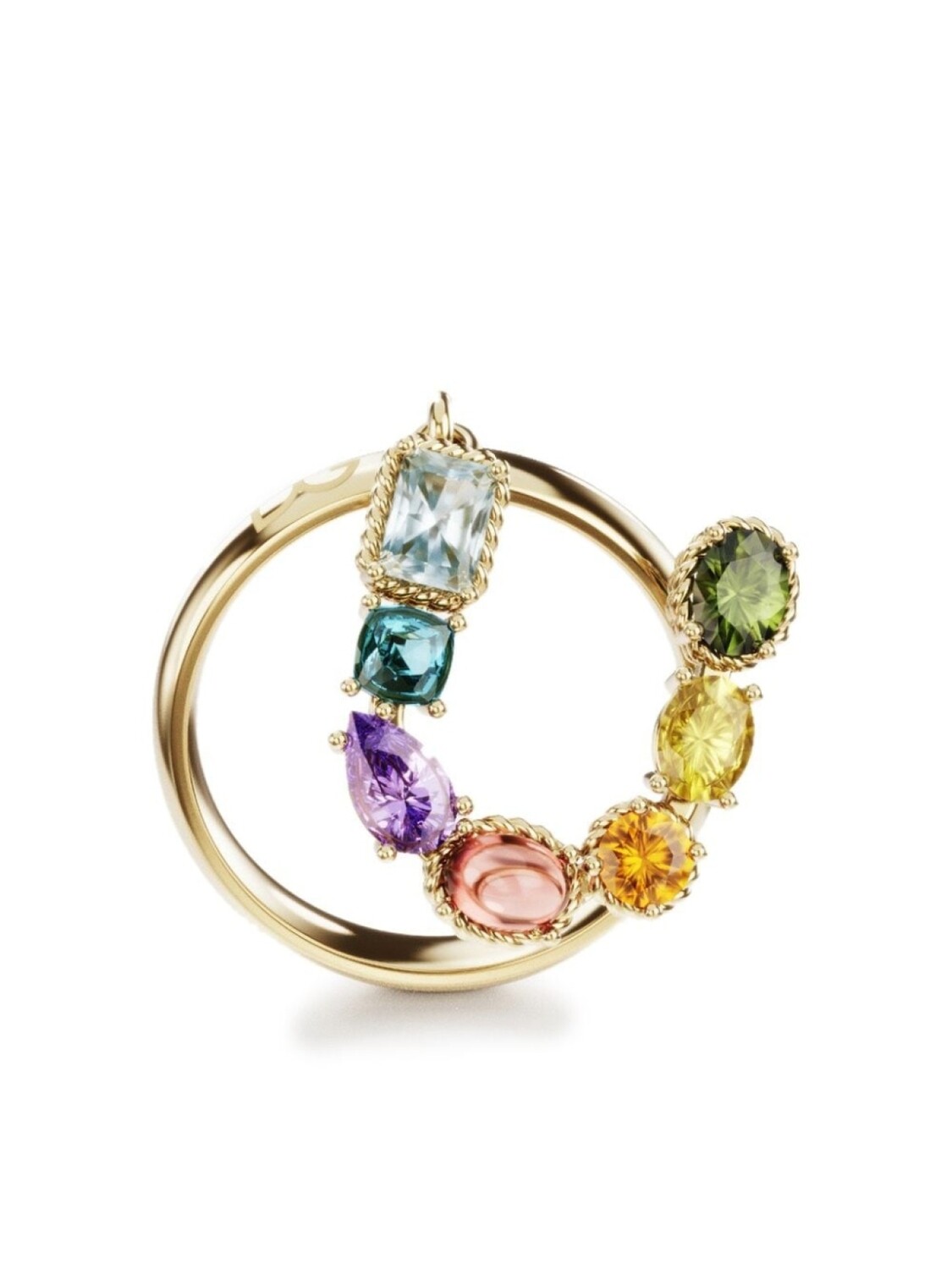 

Кольцо Rainbow Alphabet U из желтого золота Dolce & Gabbana, золотой
