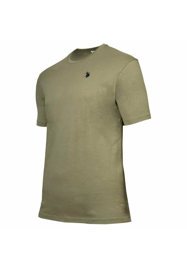 Базовая футболка kurzarm mit rundhalsausschnitt U.S. Polo Assn., Grün — фото 3