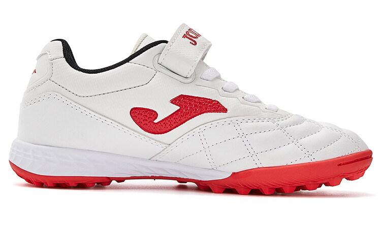 Детские футбольные бутсы Kids Low-top белые/красные Joma, белый — фото 2
