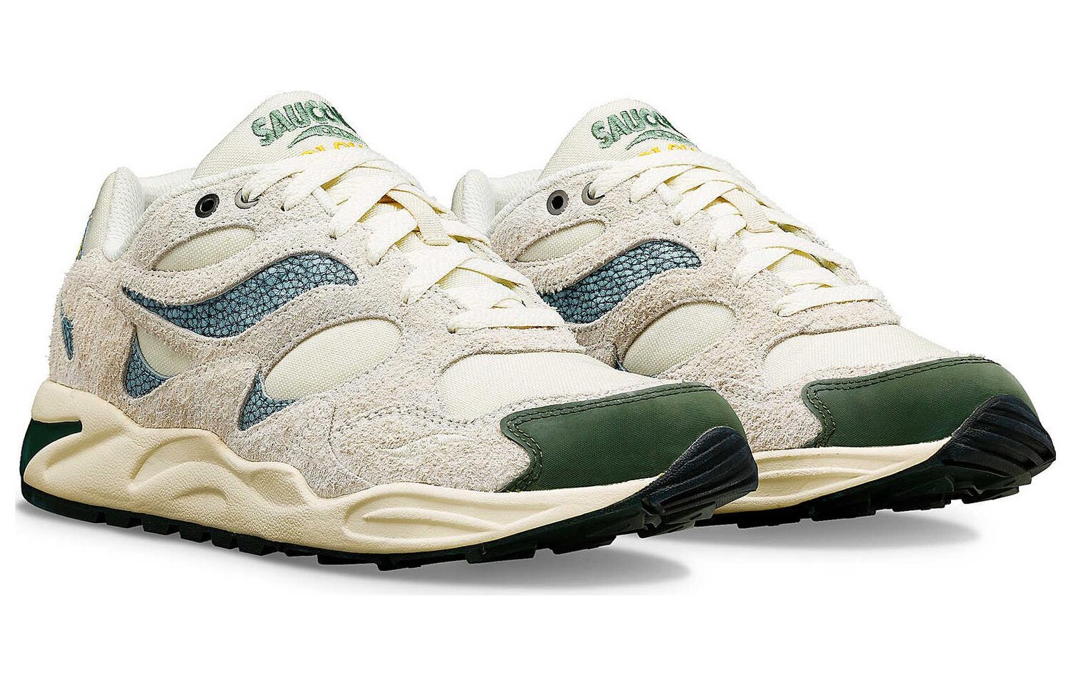 Кроссовки saucony Grid Shadow 2 Colour Plus Companie Arctic Trek, зеленый — фото 3