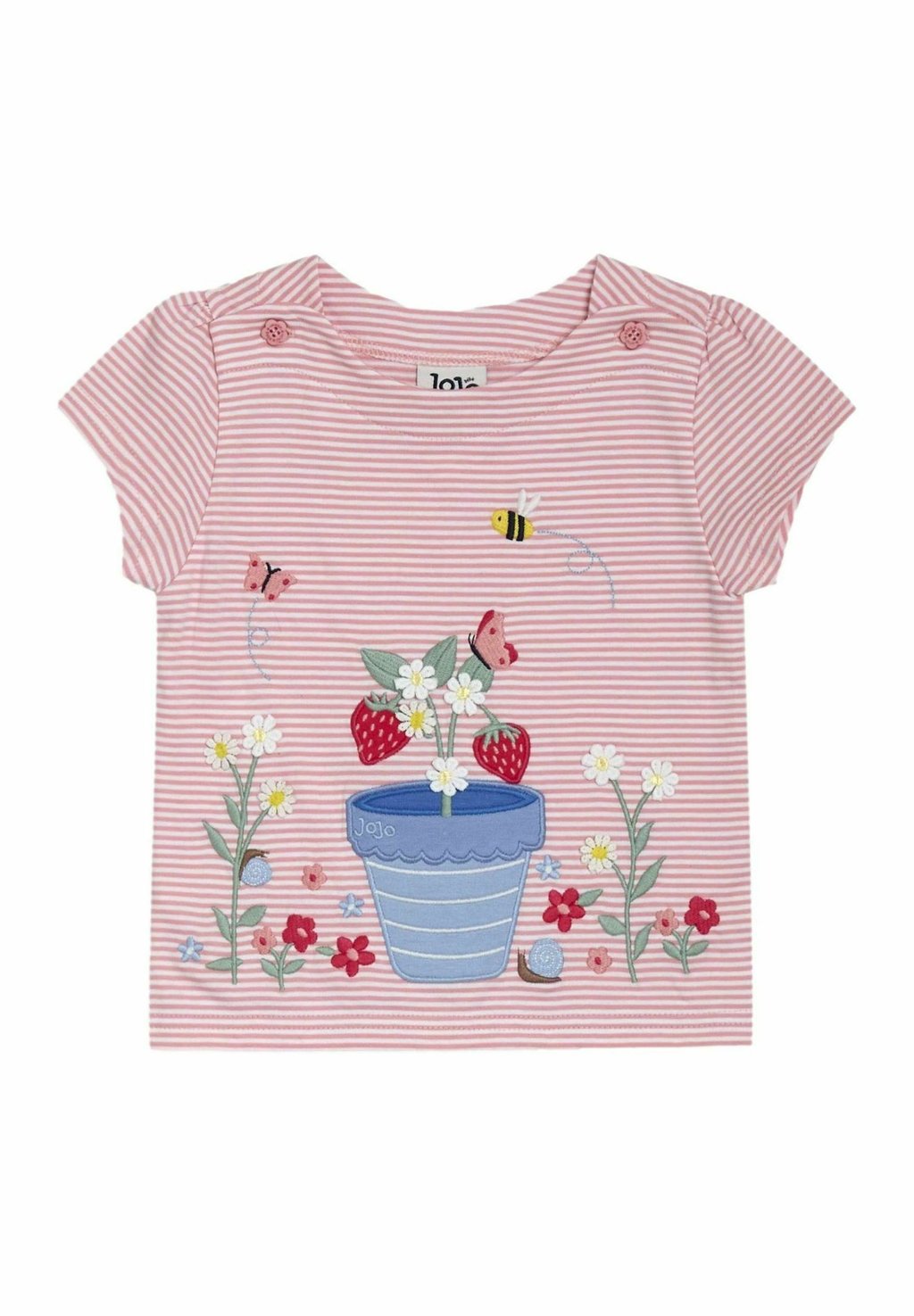 

Футболка с принтом LLAMA APPLIQUÉ JoJo Maman Bébé, фуксия