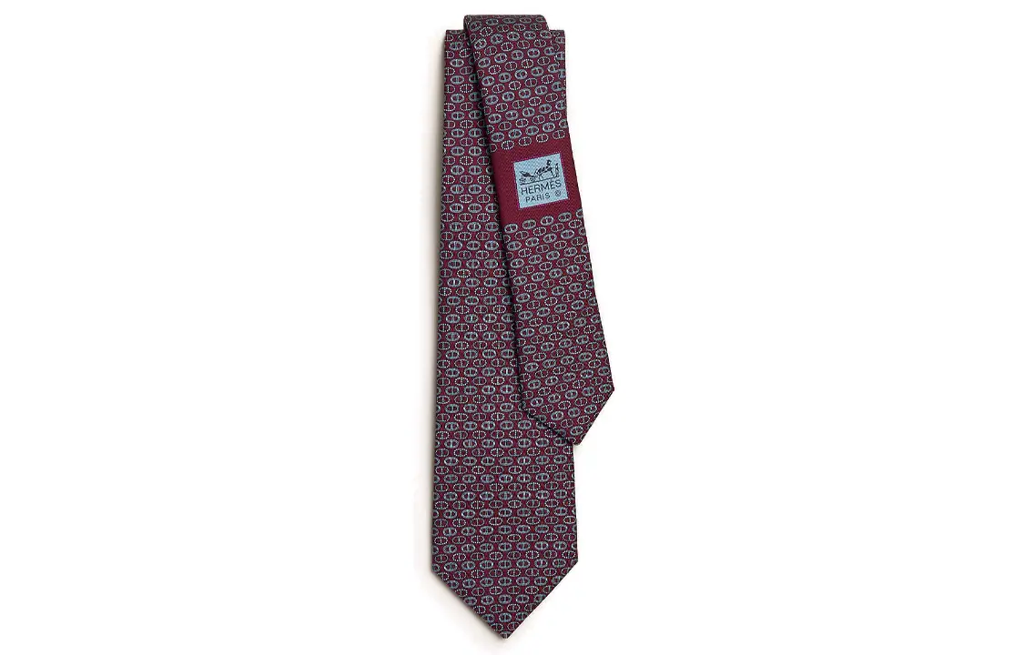 

HERMES Мужской галстук, Red