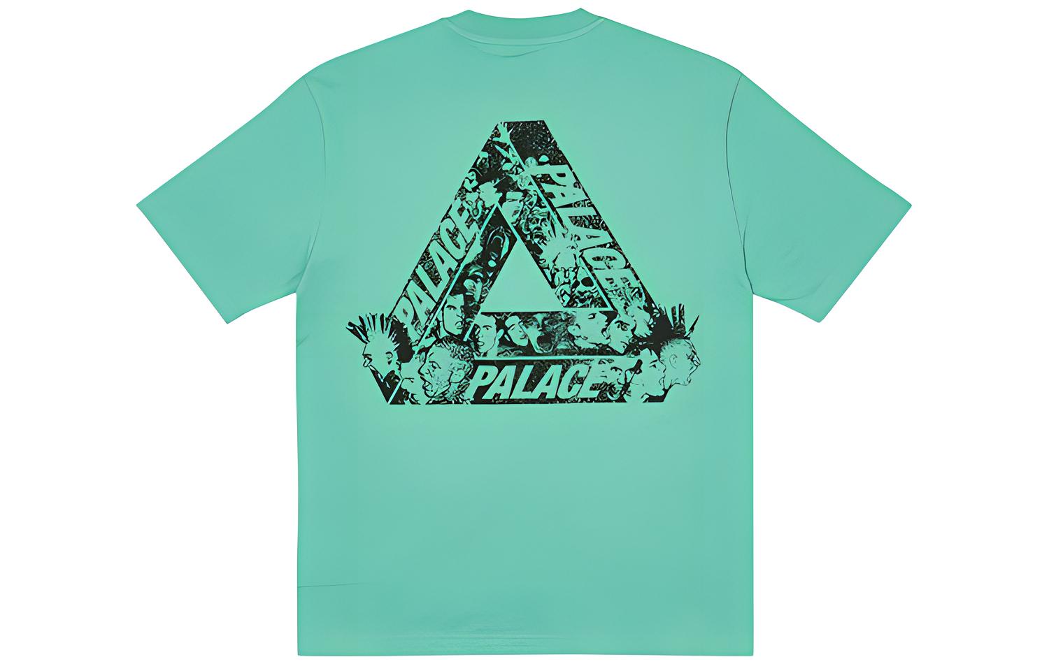 

Футболка Tri Heads PALACE, зелёная