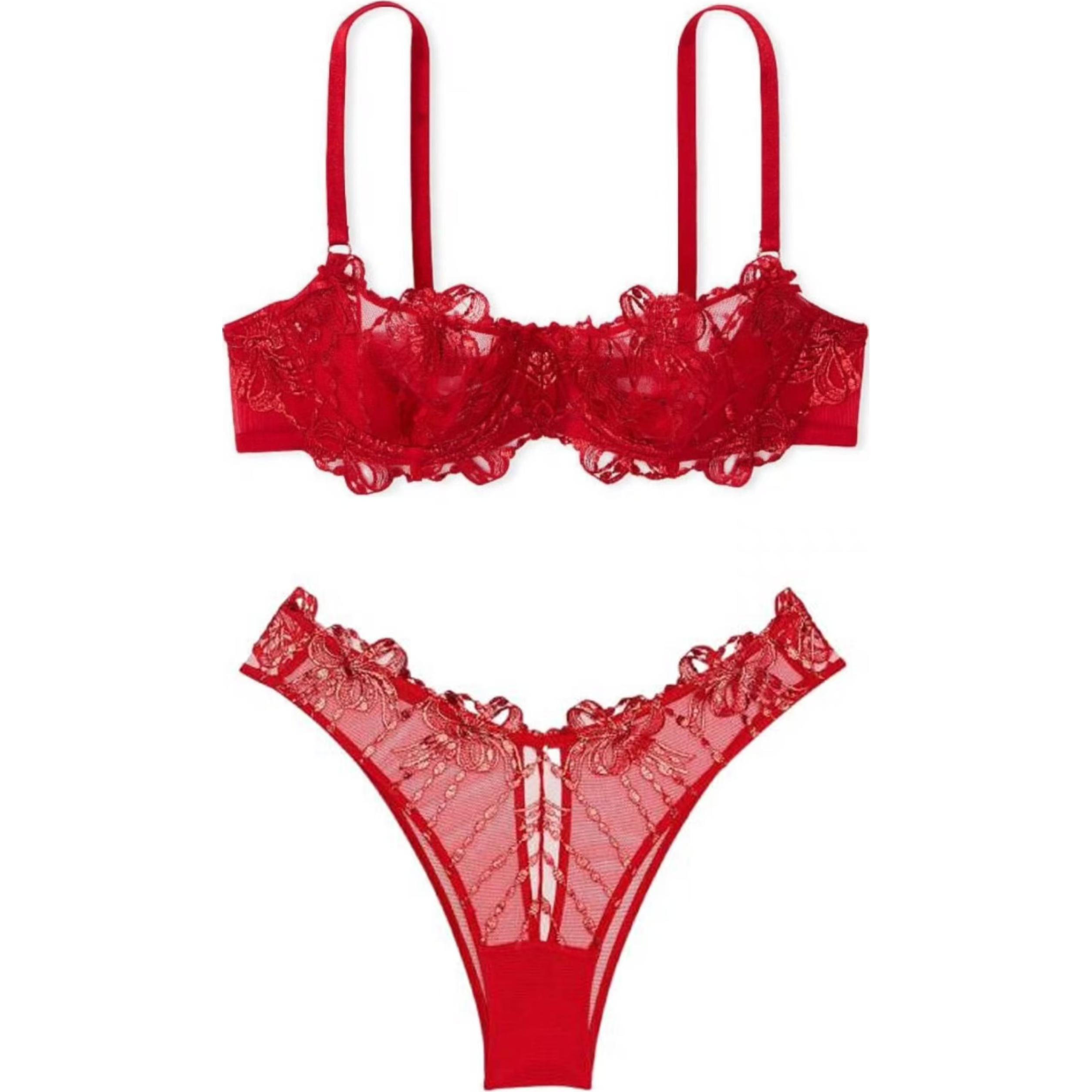 

Victoria's Secret Женский комплект нижнего белья красный