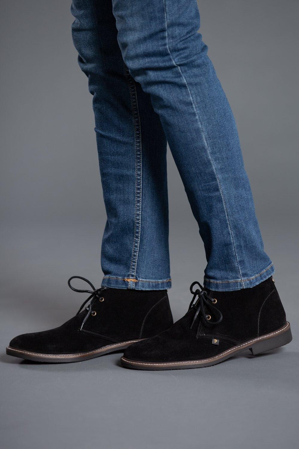 

Замшевые ботинки дезерты 'Briggs' Farah Footwear, черный