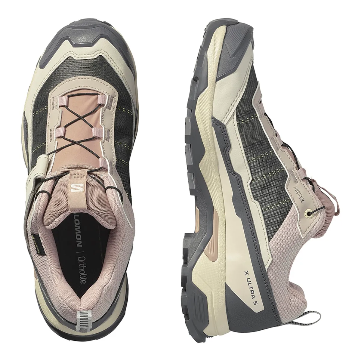 Женские треккинговые кроссовки X ULTRA 5 GTX W SALOMON Salomon, розовый/фиолетовый — фото 3
