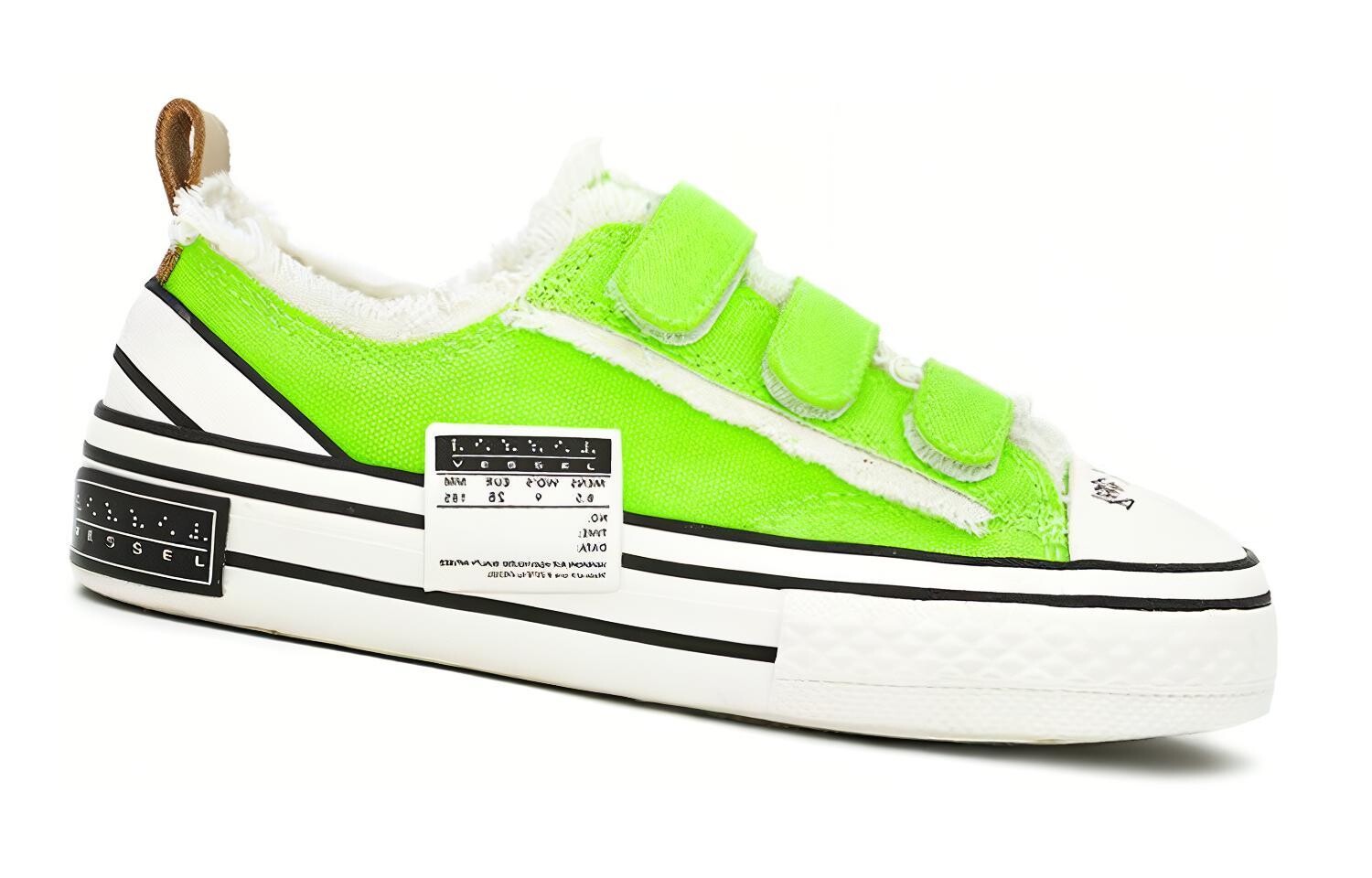 Кроссовки xVESSEL Toddler Shoes TD Low-top Neon Green — фото 2