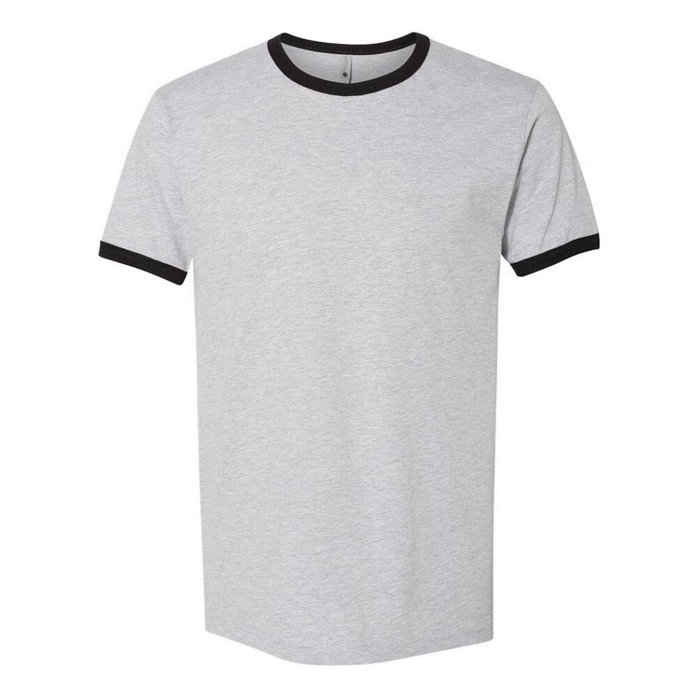 

Хлопковая футболка унисекс Next Level Ringer, цвет Heather Grey