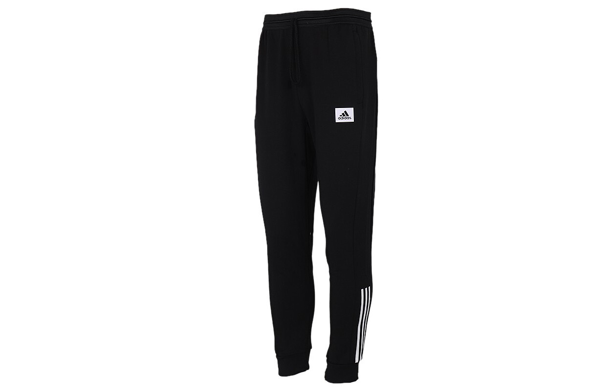 

Трикотажные спортивные штаны мужские черные Adidas, черный