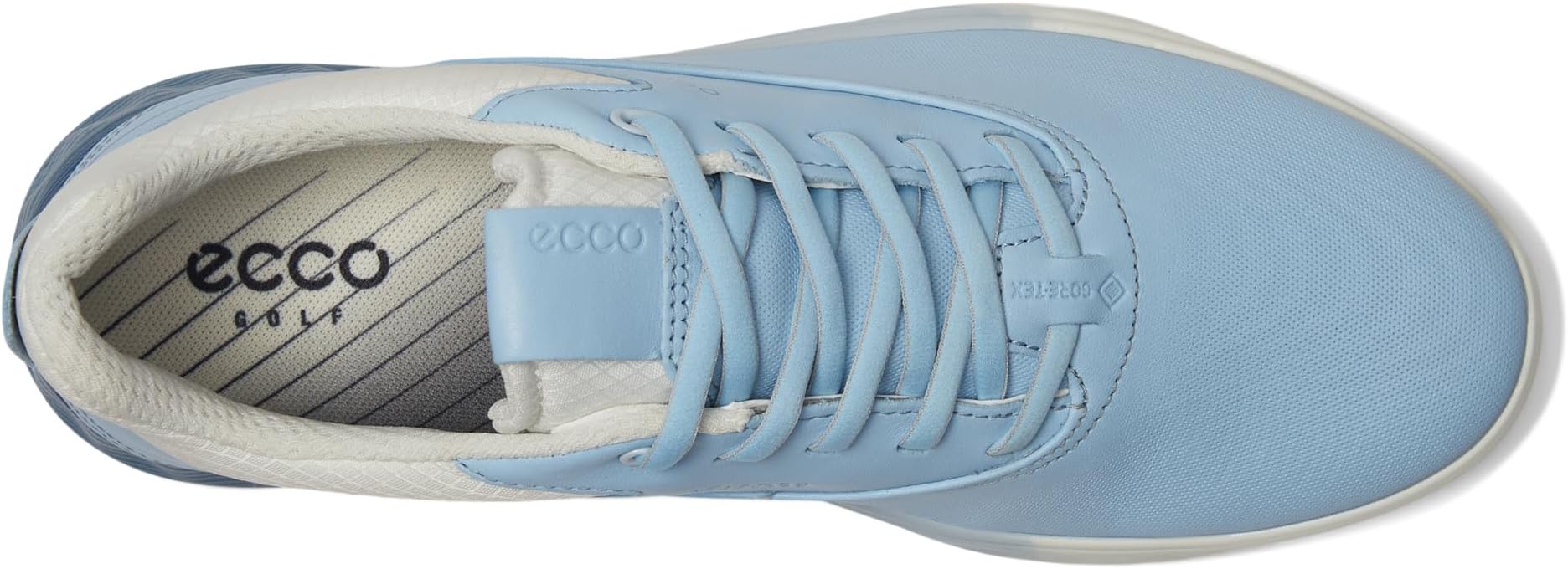 Кроссовки ECCO Golf S-Three GORE-TEX Waterproof, цвет Bluebell/Retro Blue — фото 2