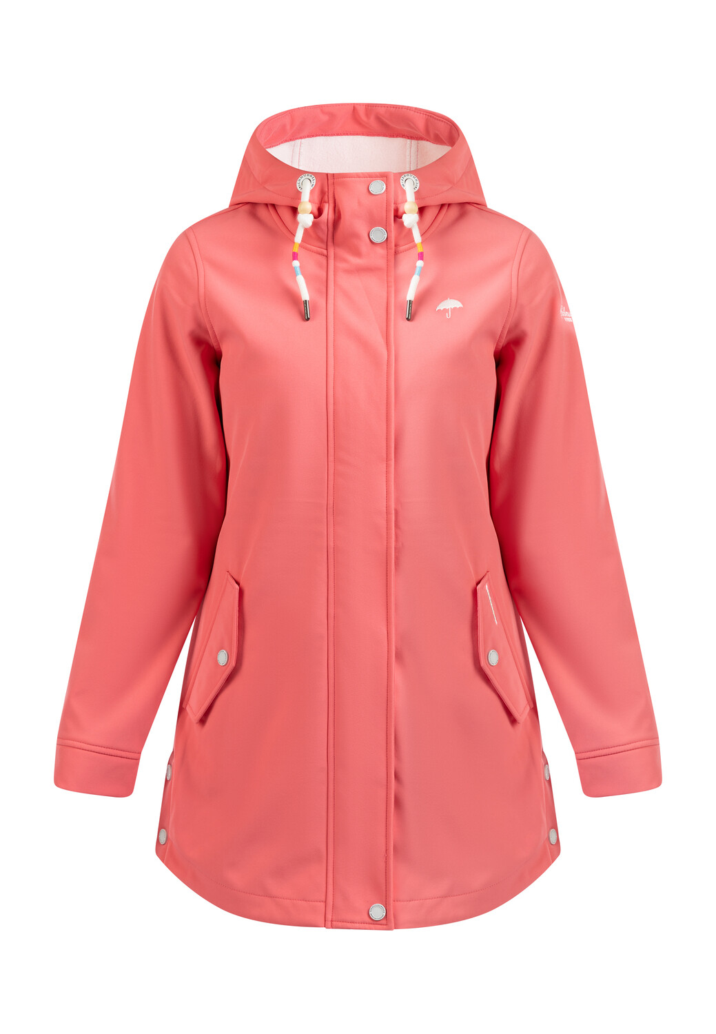 

Куртка софтшелл Schmuddelwedda Kurzmantel Aus Softshell, цвет Korallenpink