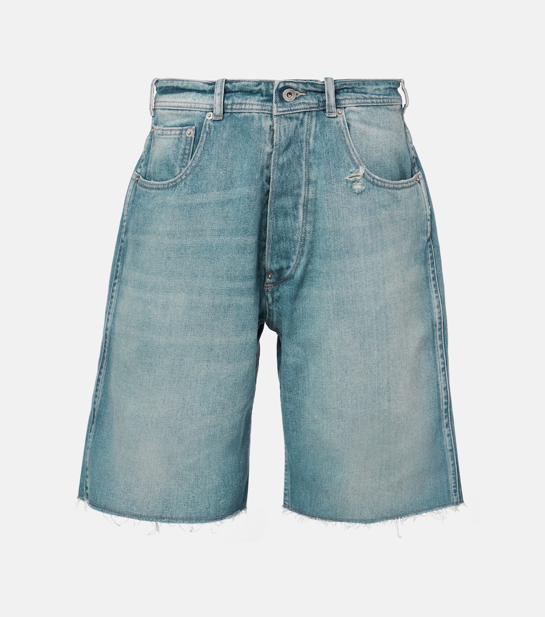 

Джинсовые бермуды Maison Margiela, светло-синий