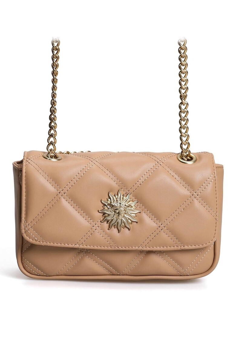 

Стеганая сумка через плечо с цепочкой Lucky Bees, коричневый