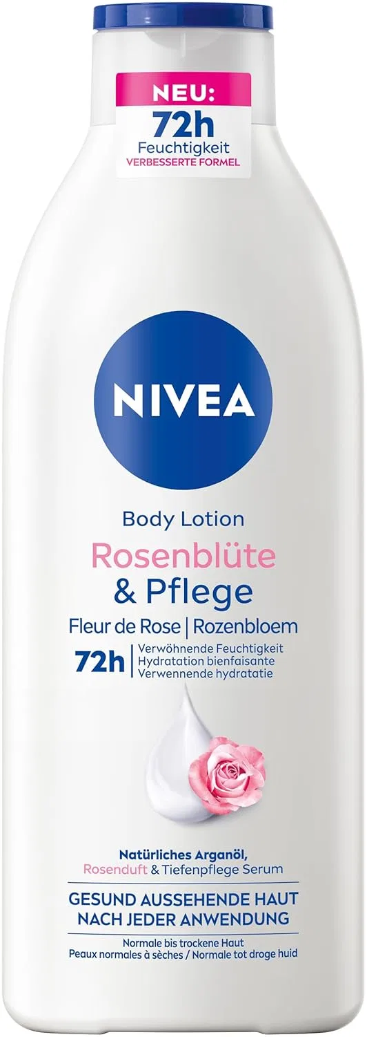 Лосьон для тела «Rose Petal & Care» с аргановым маслом от NIVEA Nivea, White