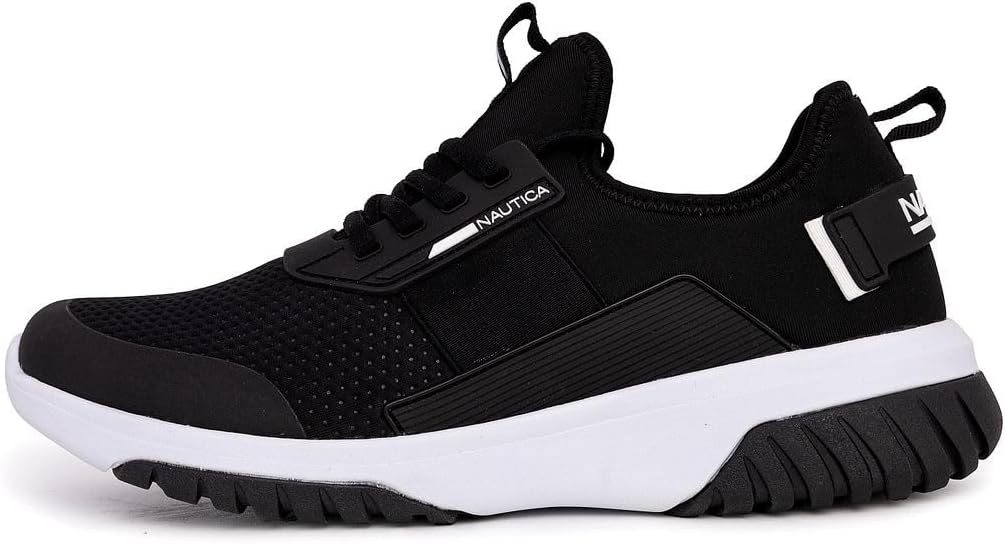 Мужские кроссовки Nautica: спортивные, удобные, повседневные обувь на шнуровке для ходьбы, черный — фото 2