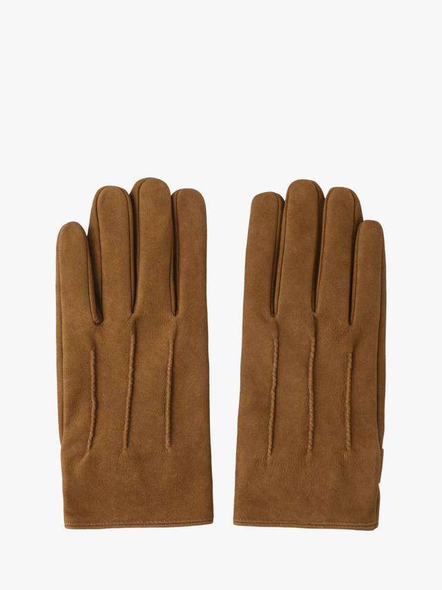 

Перчатки для поездок из замши nubuck Hackett London, Tan Brown