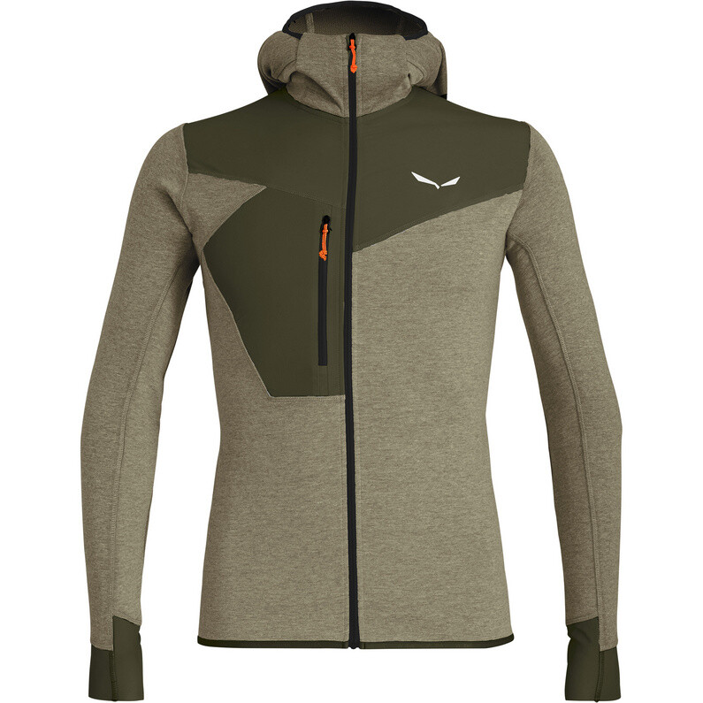 

Мужская куртка с капюшоном Puez 2 DRY Salewa, оливковый