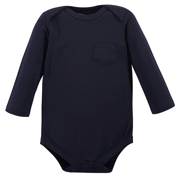 Боди для мальчика из хлопка с длинным рукавом 5 шт Hudson Baby — фото 2