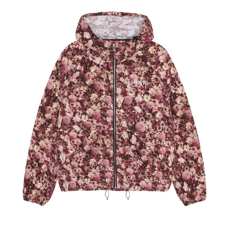 

Топ Stussy Beach Shell Floral Nylon, Maroon