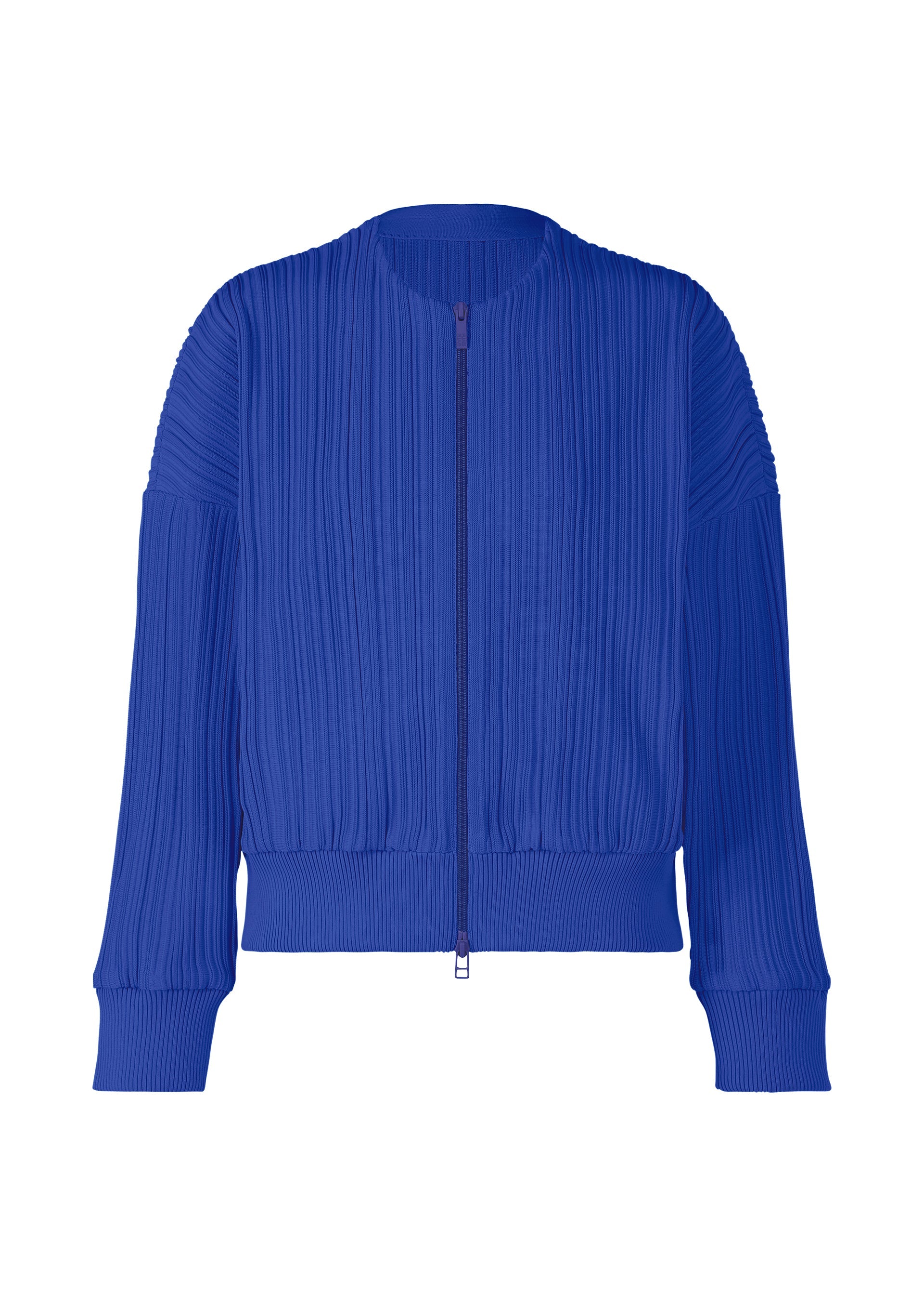 

Куртка crepe knit Pleats Please Issey Miyake, синий