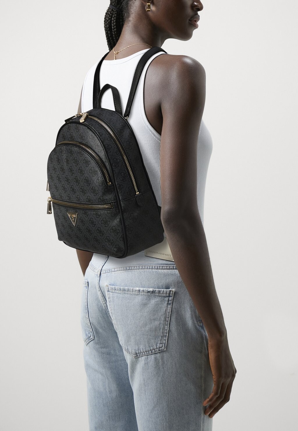 

Рюкзак Manhattan Large Backpack Guess, цвет coal