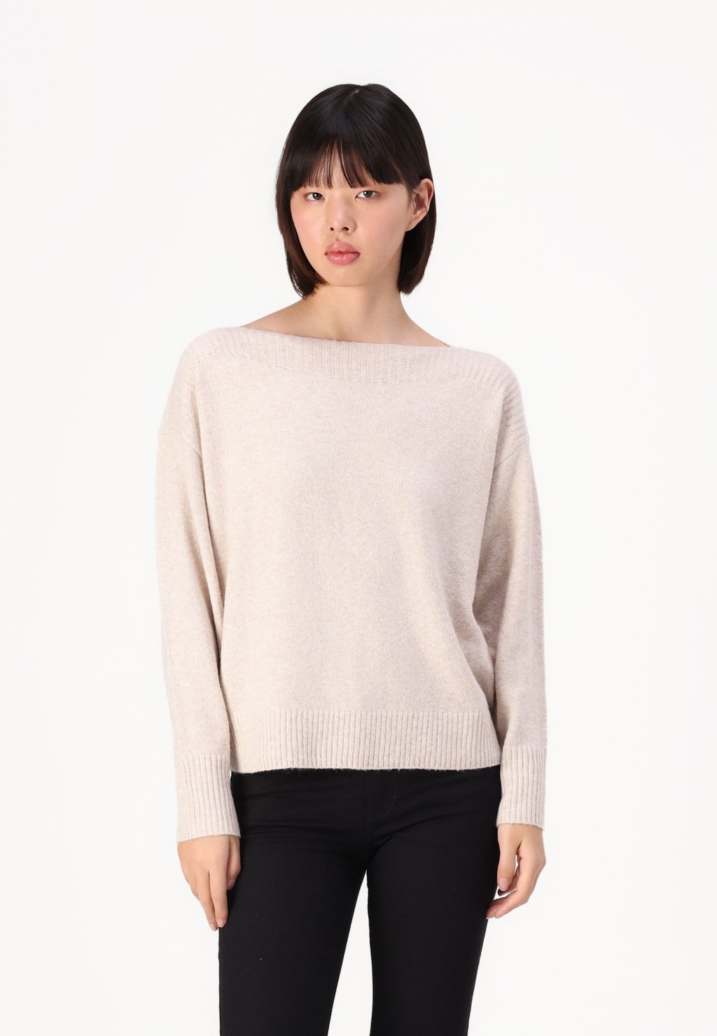 

Свитер ONLGLORY LIFE BOAT NECK ONLY, бежевый
