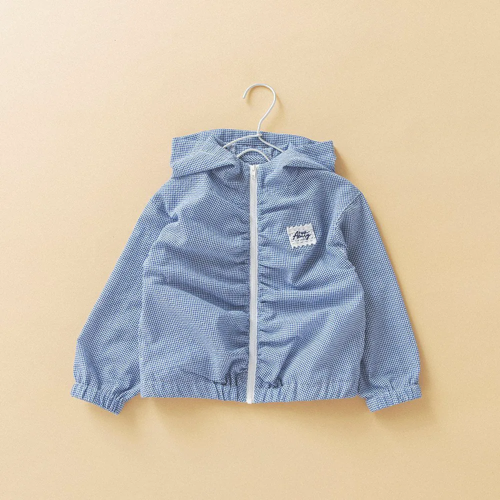 Куртка в клетку с мелким цветочным принтом Branshes, blue — фото 2