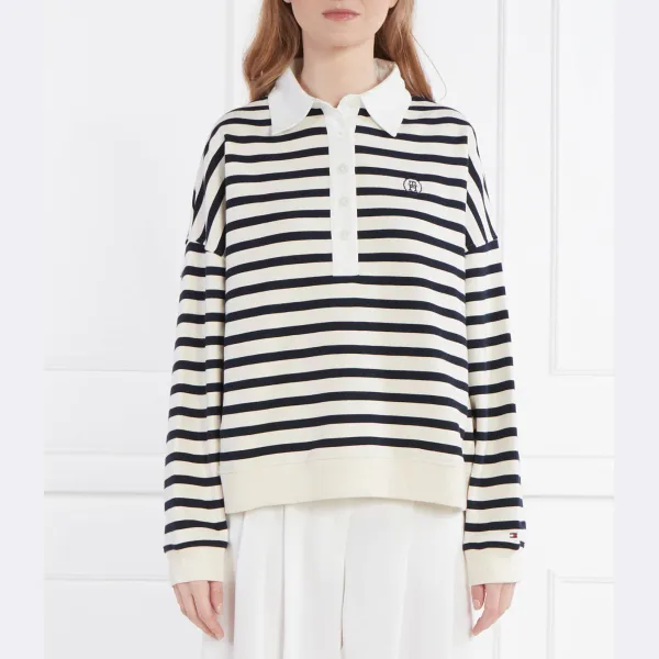 

Polo rlx smd в бретонскую полоску свободного кроя Tommy Hilfiger, синий
