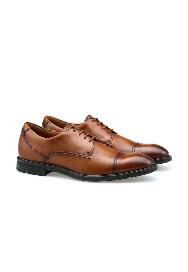 Ботинки Lloyd, модель Smart lace ups, цвет коньяк — фото 2