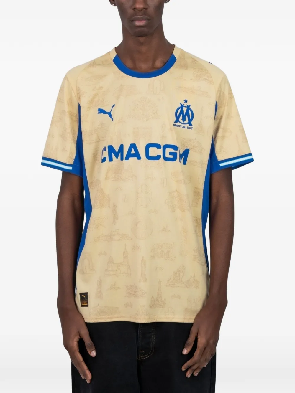 

Футболка Olympique de Marseille Puma, бежевый