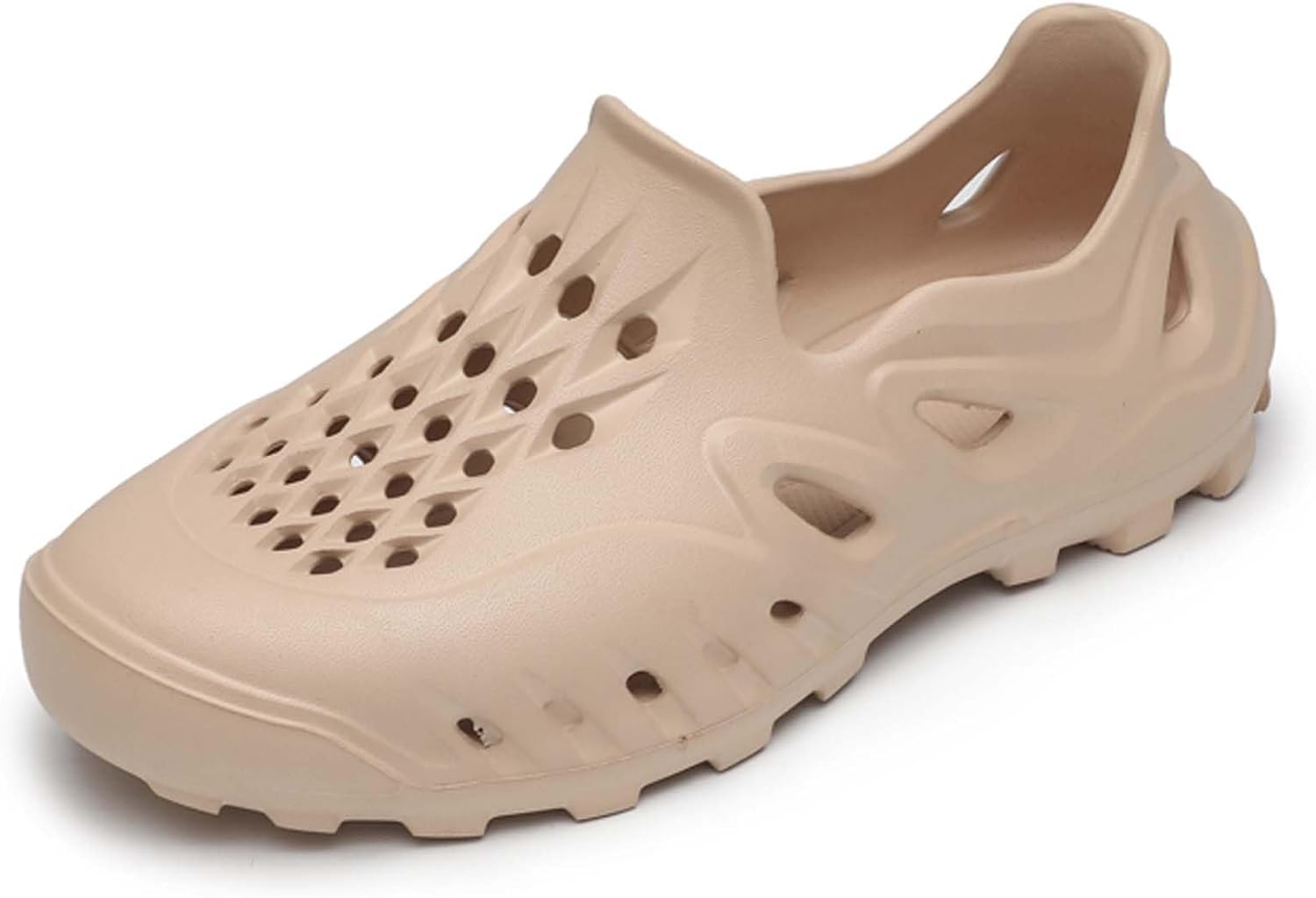 

DZBAJRQM Мужские и женские сандалии Летние дышащие шлепанцы с утолщенной подошвой Удобная повседневная обувь для сада, улицы, плавания, пляжа Быстро сохнущие водные туфли, хаки