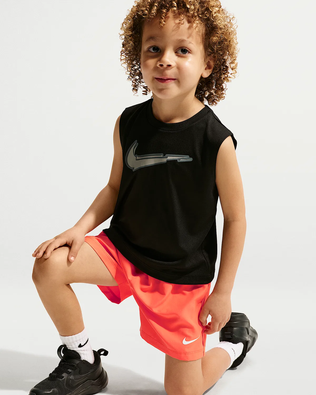 Детские шорты Nike Toddler Dri-FIT Icon Woven, Turf Orange — фото 4