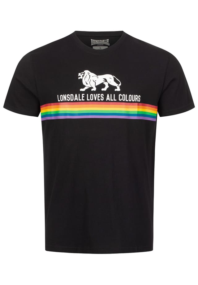 

Футболка обычный крой Нельсон Lonsdale, белый