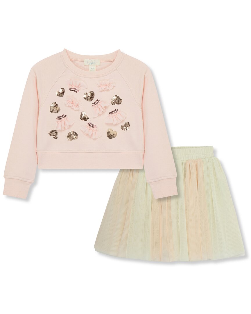 

Комплект юбок Peek Kids Crescent Ruffles, розовый
