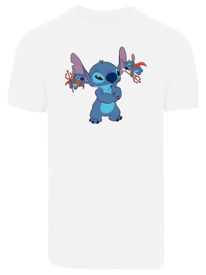 

Футболка F4NT4STIC Disney Lilo & Stitch Kleine Teufel, белый