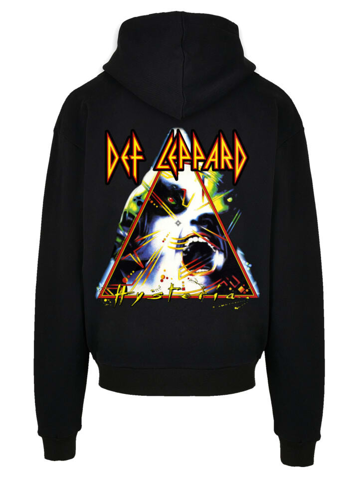 

Пуловер F4NT4STIC Ultra Heavy Hoodie Def Leppard Hysteria, черный