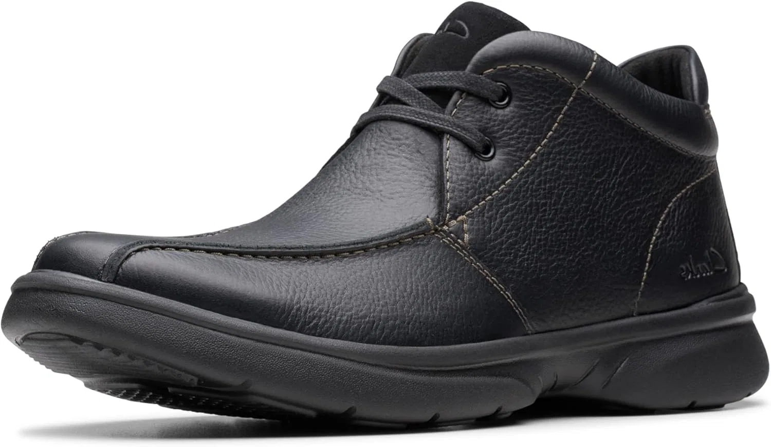 Clarks - - Мужские ботинки Bradley Up, Black Leather
