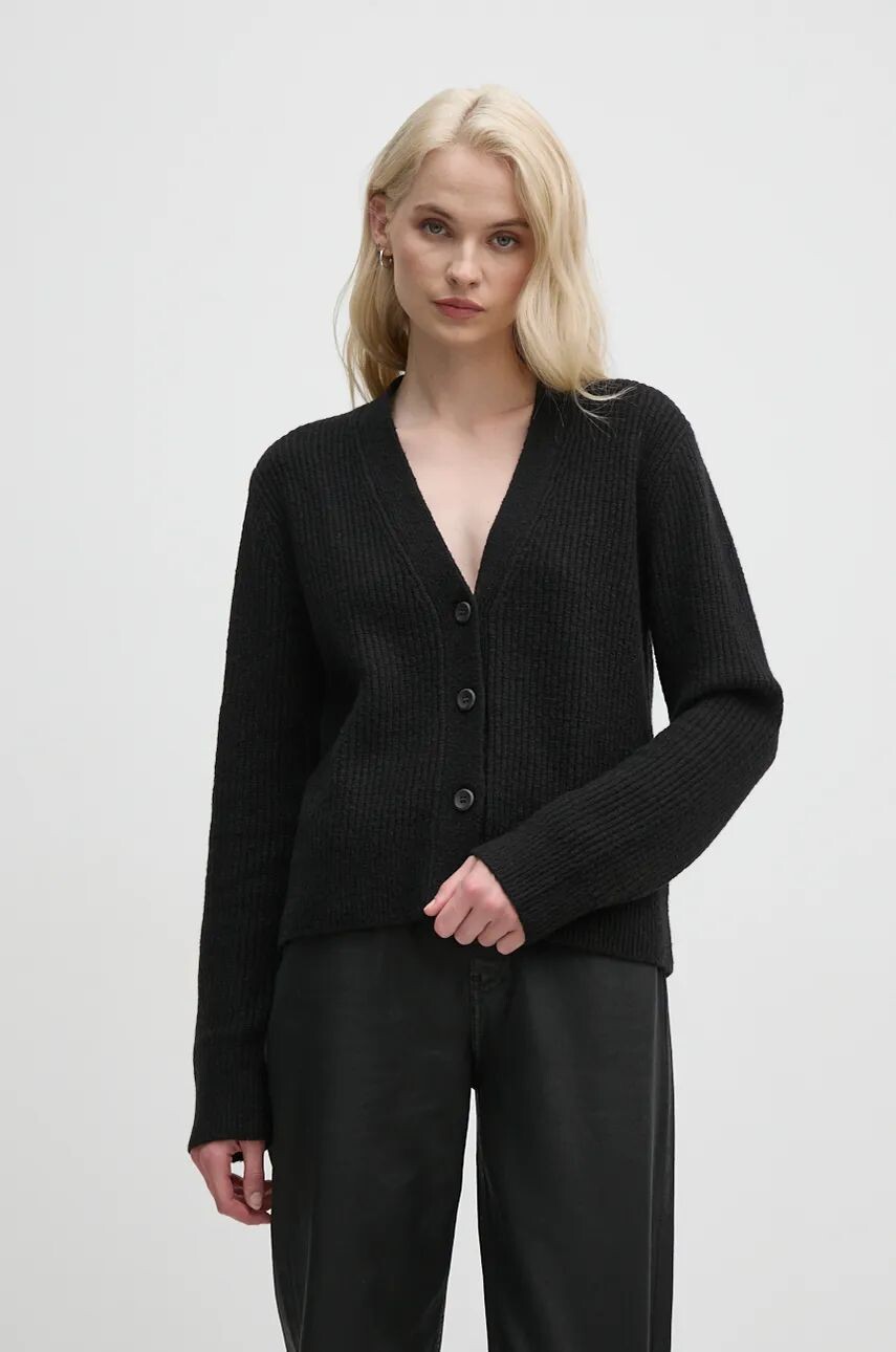 

Кардиган Calvin Klein с добавлением шерсти, черный