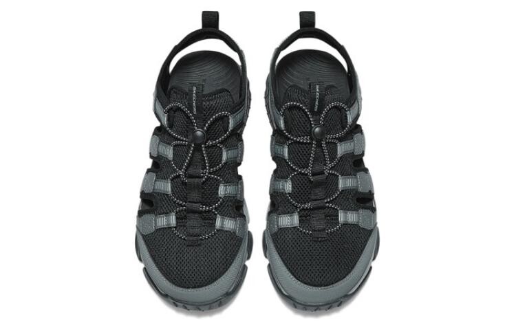 МУЖСКИЕ пляжные сандалии для отдыха на природе, мужские серые/черные Skechers — фото 3