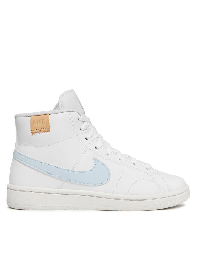 Кеды женские Nike высокие кожаные, белый